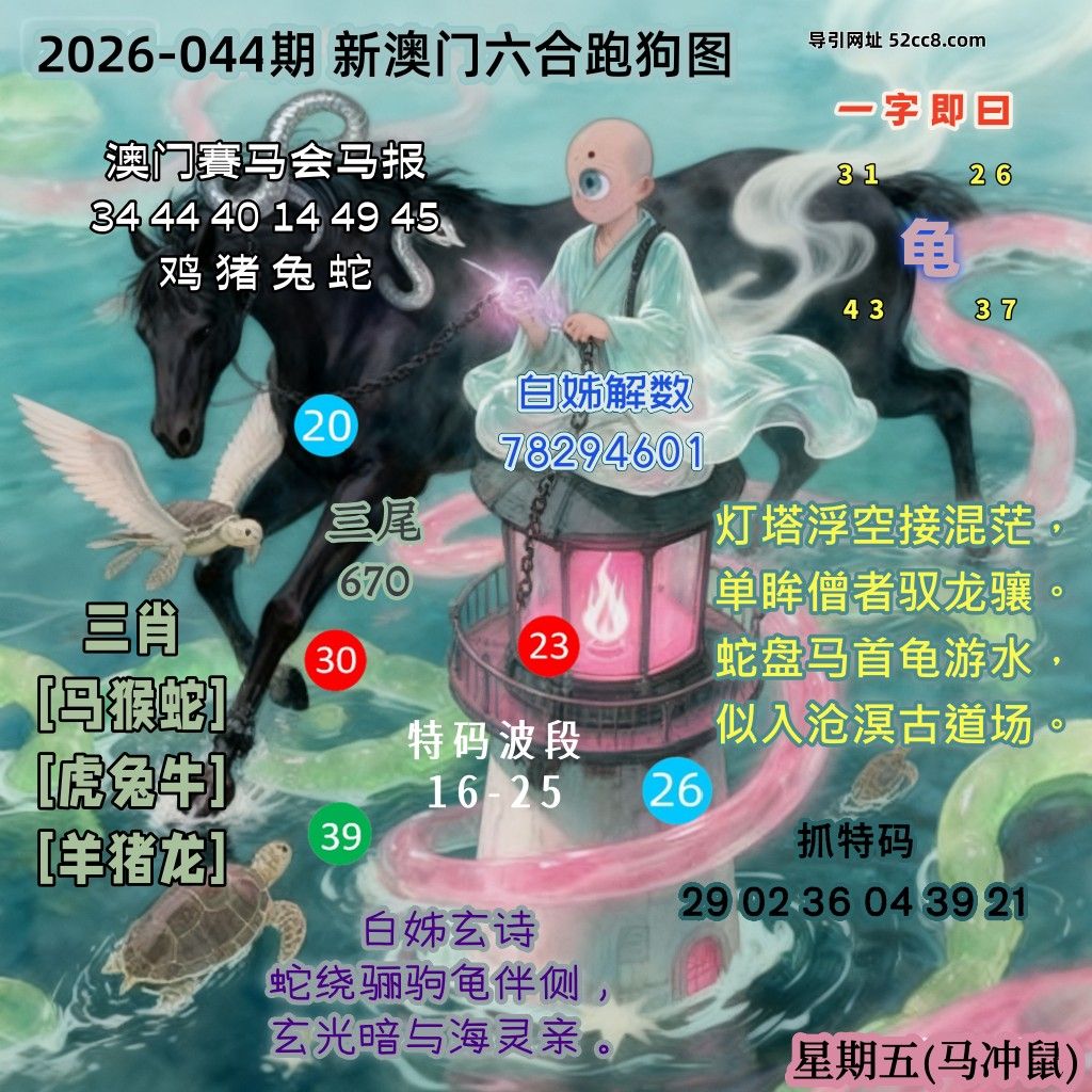 新澳门六合跑马图044期
