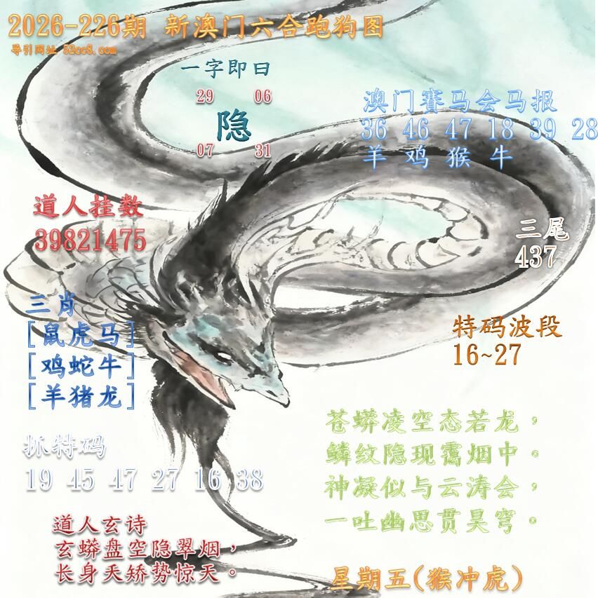新澳门六合跑马图226期