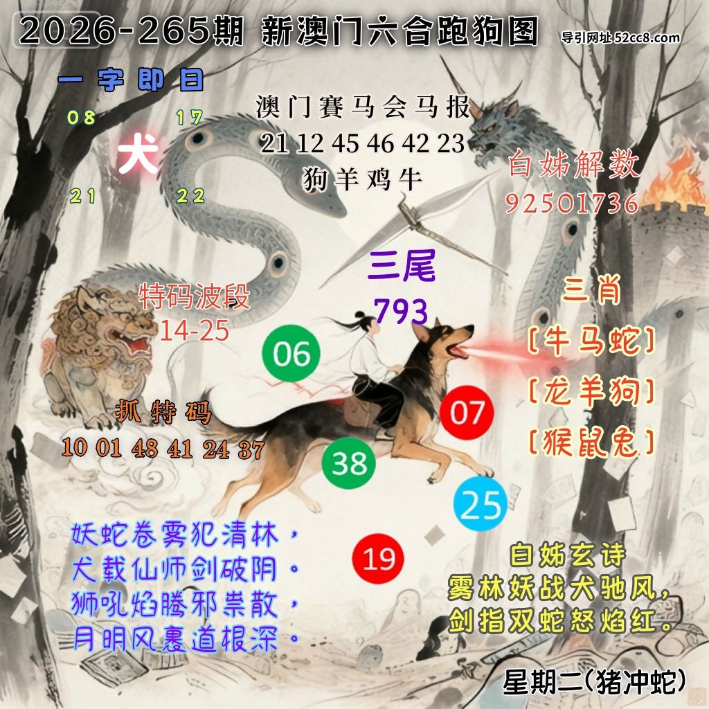 新澳门六合跑马图265期
