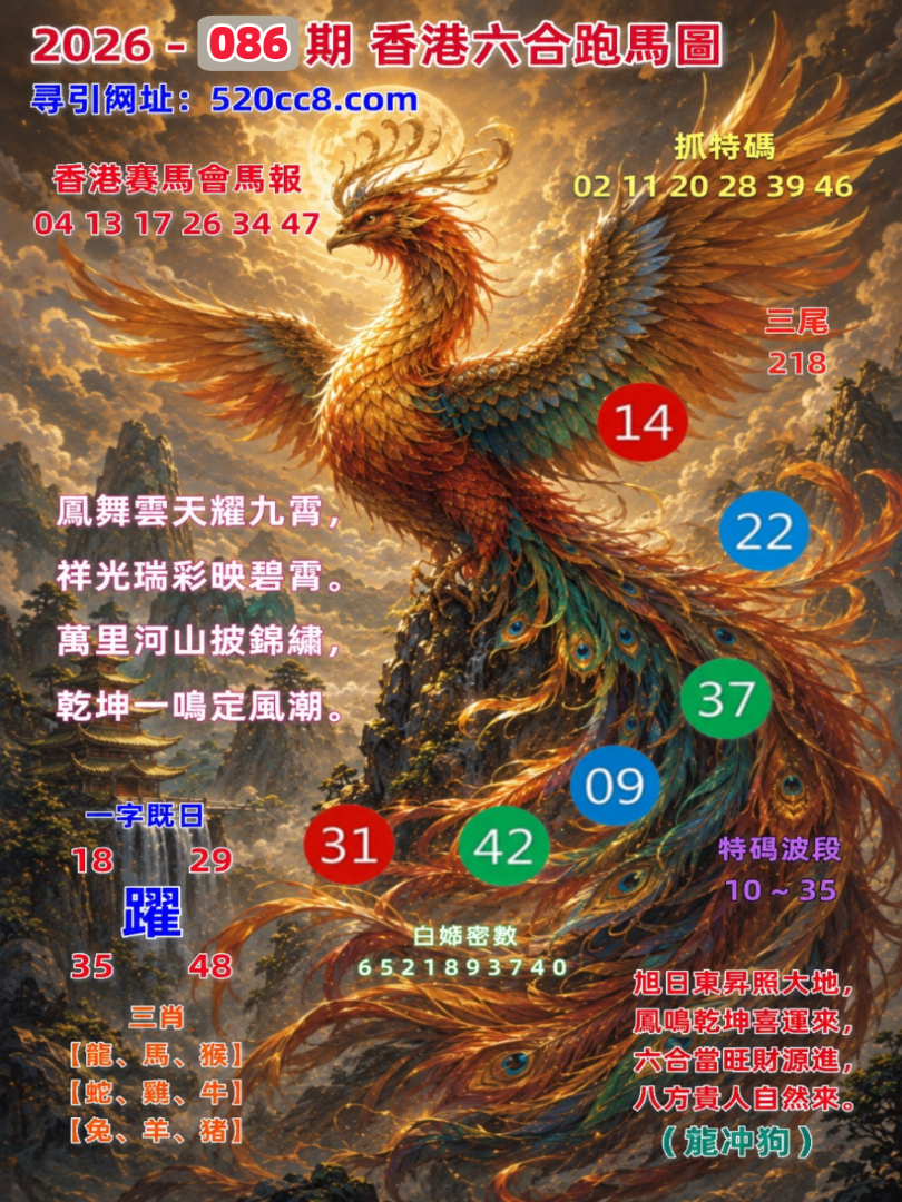 香港六合086期