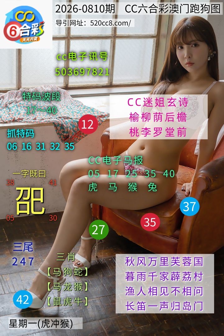 CC六合澳门跑马图0810期